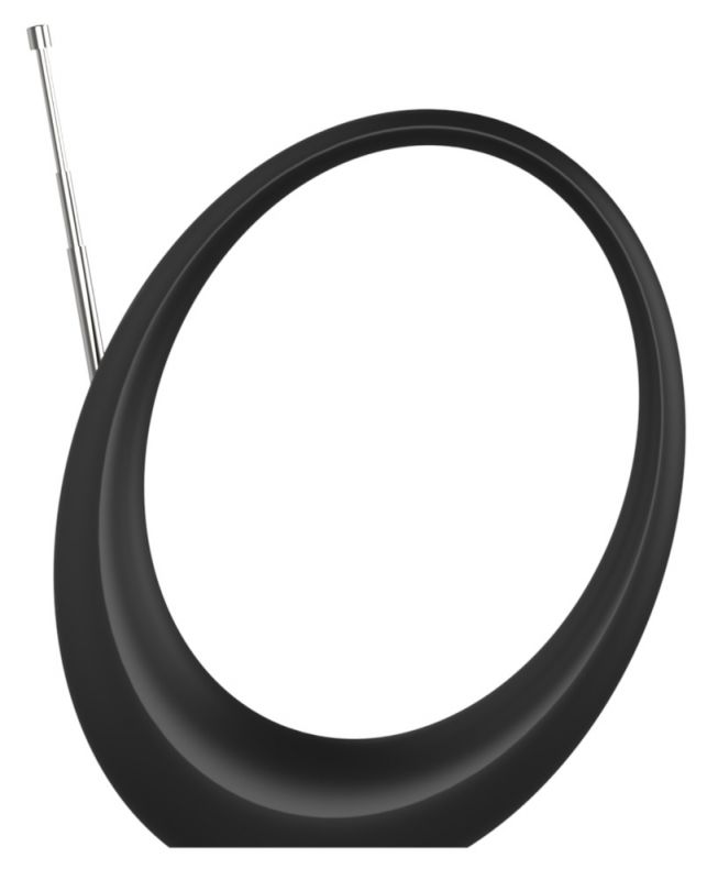 Антенна телевизионная Hyundai H-TAI300 30дБ активная черный