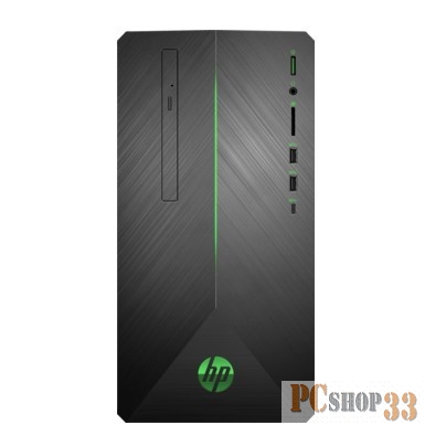 ПК HP Pavilion Gaming 690 690-0011ur 4JU45EA Ryzen5-2600/16GB/1TB+128GB SSD/NV GTX1060 6GB/DVD-RW/
