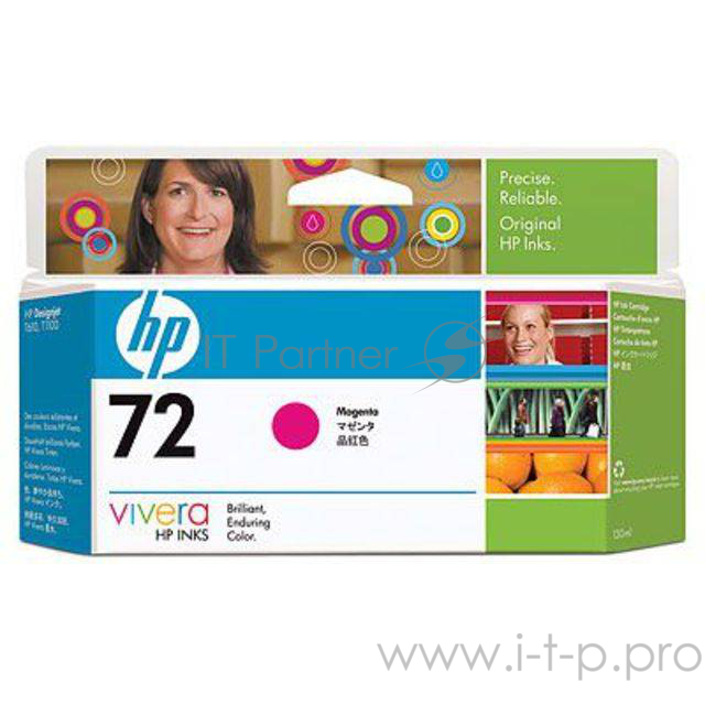 Картридж HP №72 DesignJet T1100/T610 Magenta (130ml) (О) C9372A