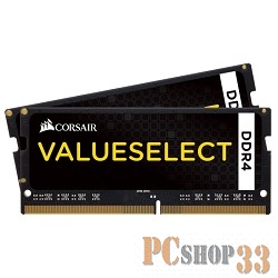 Память SO-DIMM DDR4 CORSAIR 2x4Gb 2133MHz CMSO8GX4M2A2133C15 RTL PC4-17000 CL15 260-pin 1.2В