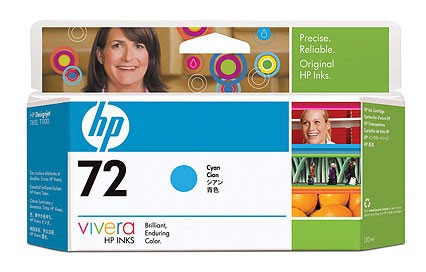 Картридж HP №72 DesignJet T610/T1100 (O) C9371A, C, 130ml