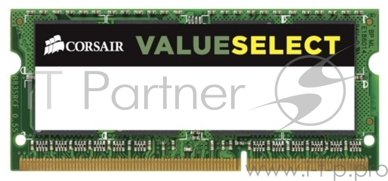 Память SO-DIMM DDR3 CORSAIR 4Gb 1600MHz CMSO4GX3M1C1600C11 RTL PC3-12800 CL11 204-pin 1.35В DDR3L