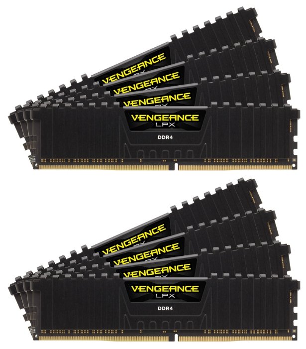 Память DDR4 CORSAIR 8x16Gb 3800MHz CMK128GX4M8X3800C19 RTL PC4-30400 CL19 DIMM 288-pin 1.35В
