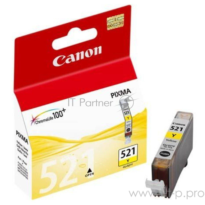Картридж Canon PIXMA iP3600/iP4600/MP540 (O) CLI-521, Y