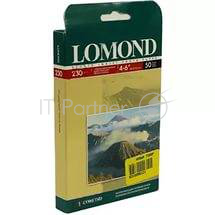 Фотобумага LOMOND Одностороняя Глянцевая 230г/м2, A6 (10X15), 50л.