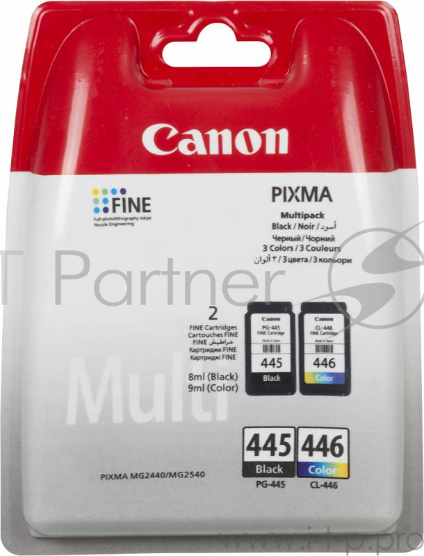 Набор картриджей Canon Pixma MG2440/2540 Multi Pack PG-445+CL-446 (О) 8283B004