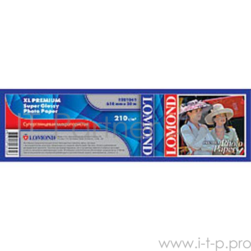Фотобумага LOMOND XL Premium Super Glossy Photo Paper, ролик 1067мм х 50,8 мм, 240 г/м2, 30 метров.