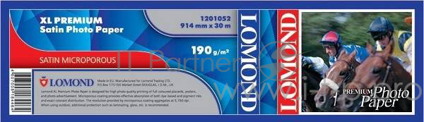 Фотобумага LOMOND XL Premium Satin Photo Paper, ролик 914мм х 50,8 мм, 190 г/м2, 30 метров.