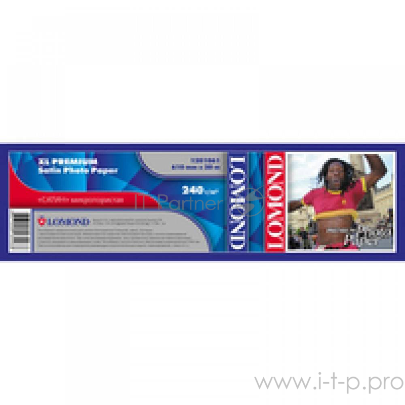 Фотобумага LOMOND XL Premium Satin Photo Paper, ролик 1067мм х 50,8 мм, 240 г/м2, 30 метров.