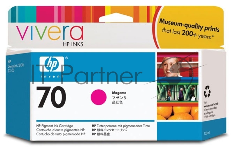 Картридж HP Designjet Z2100/Z3100 (O) №70, C9453A, M