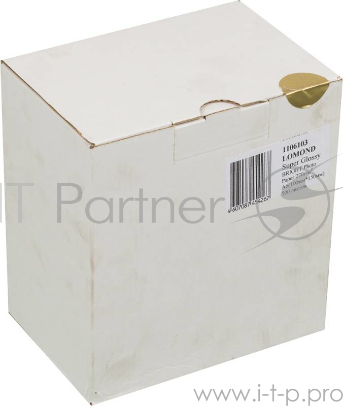 Фотобумага Lomond 1106103 10x15/270г/м2/500л./белый высокоглянцевое для струйной печати