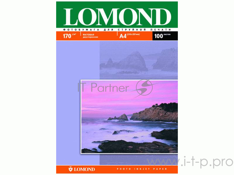 Фотобумага Lomond 0102032 A4/170г/м2/25л./белый матовое/матовое для струйной печати