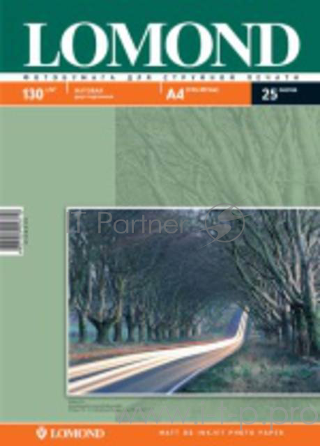 Фотобумага Lomond 0102039 A4/130г/м2/25л./белый матовое/матовое для струйной печати