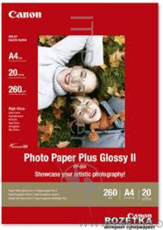 Фотобумага CANON Глянцевая, 260-275г/м2, A4 (21X29,7), 20 л.