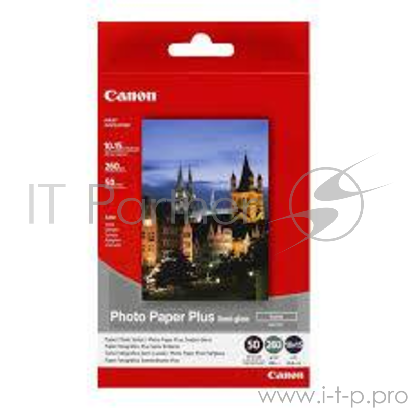 Фотобумага CANON Полуглянцевая 260г/м2, A6 (10X15), 50 л.