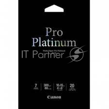 Фотобумага CANON Pro Platinum Глянцевая, 300г/м2, A6, 20 л.