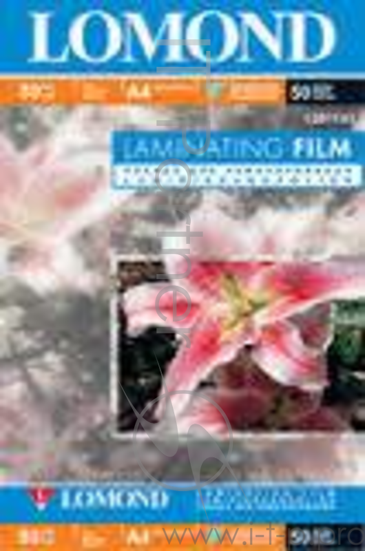 Пленка Lomond для ламинирования A4 (218x305мм), 80мкм, Матовая, 50 пакетов.