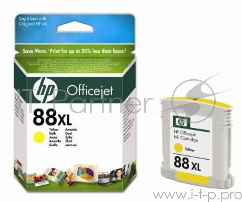 Картридж HP Officejet Pro K550 №88XL (O) C9393AE, yellow