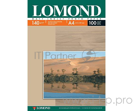 Бумага Lomond 0102073 A4/140г/м2/25л./белый матовое для струйной печати