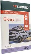 Бумага Lomond 0102024 A3/200г/м2/50л./белый глянцевое для струйной печати
