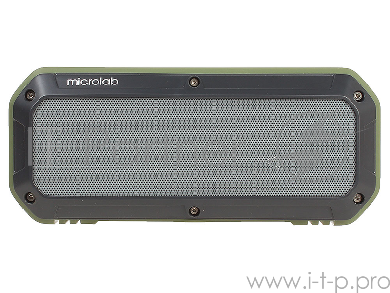 Колонки Microlab D861BT Портативная,черно-зеленая (6W RMS, Bluetooth, IPX5)