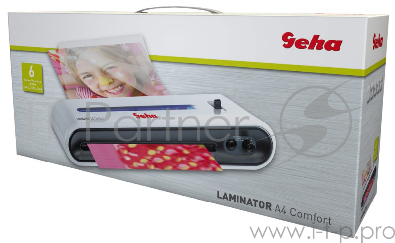 Ламинатор Geha Comfort (86096022) A4 (125-125мкм) 25см/мин (2вал.) хол.лам. лам.фото реверс
