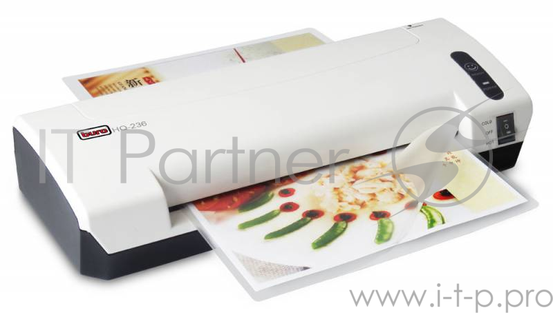 Ламинатор Buro HQ-236 A4 (80-125мкм) 40см/мин (2вал.) хол.лам. лам.фото