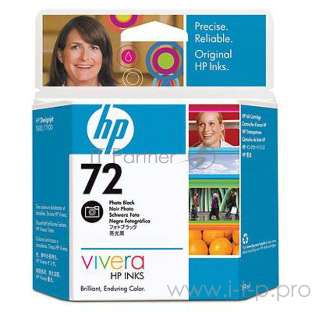 Картридж HP №72 DesignJet T1100/T610 Photo Black (69ml) (О) C9397A