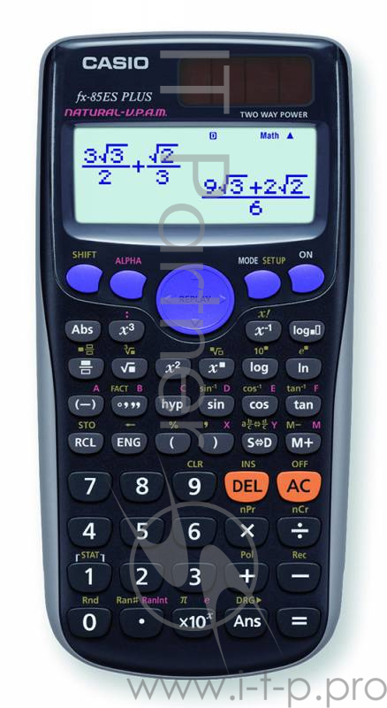 Калькулятор научный Casio FX-85ES PLUS черный 12-разр.