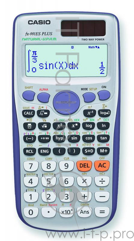Калькулятор научный Casio FX-991ESPLUS серый 10+2-разр.