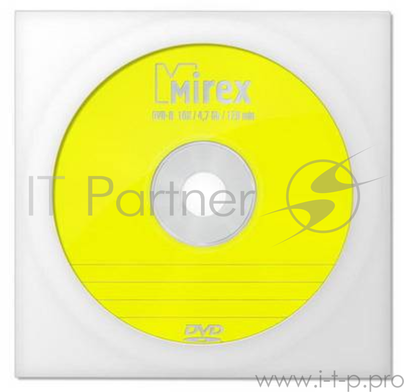 Диск DVD-R Mirex 4.7 Gb, 16x, Бум.конверт (1), (1/600)