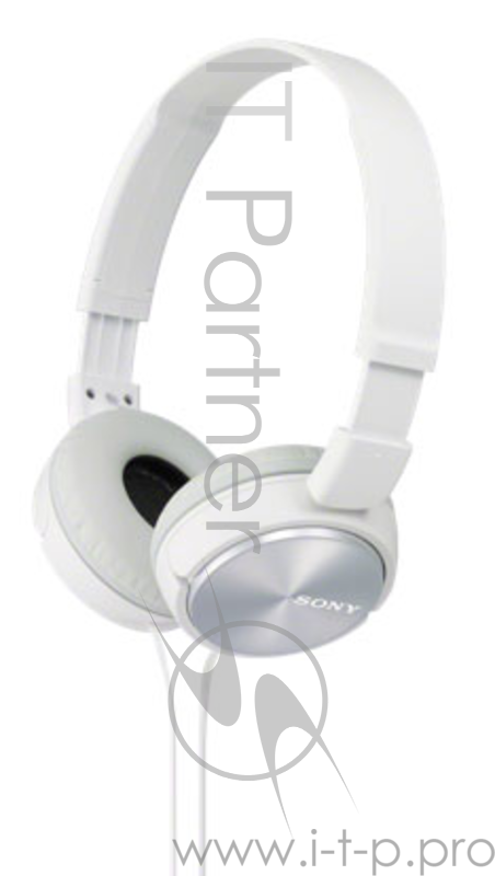 Наушники накладные Sony MDRZX310W.AE 1.2м белый проводные (оголовье)