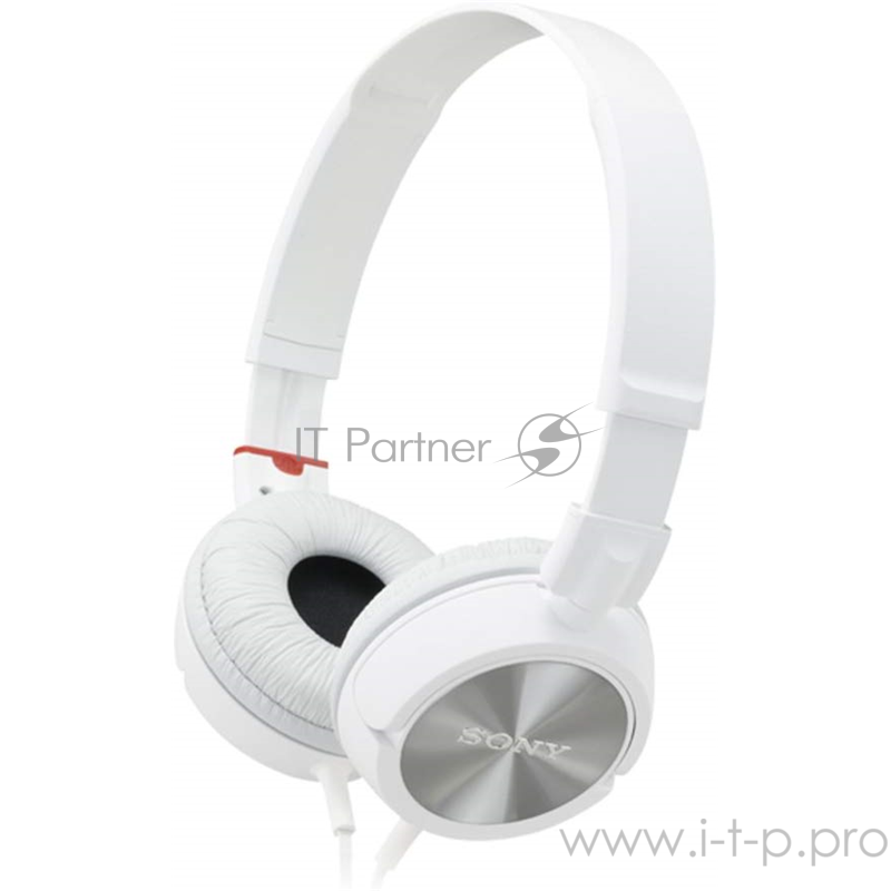 Наушники накладные Sony MDRZX310W.AE 1.2м белый проводные (оголовье)