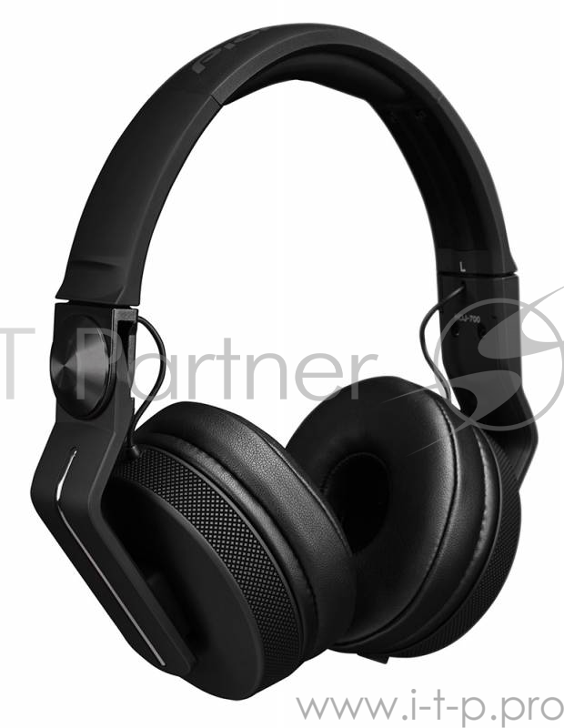 Наушники накладные Pioneer HDJ-700-K 1.2м черный проводные (оголовье)