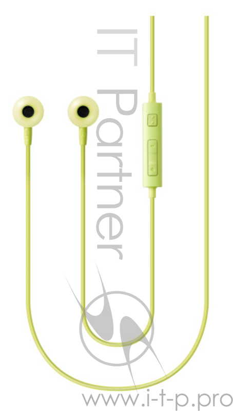 Наушники вкладыши Samsung EO-HS130 1.2м зеленый проводные (в ушной раковине)