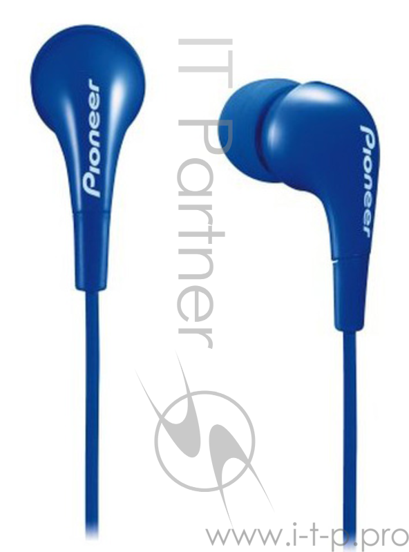 Наушники вкладыши Pioneer SE-CL502-L 1.2м синий проводные (в ушной раковине)