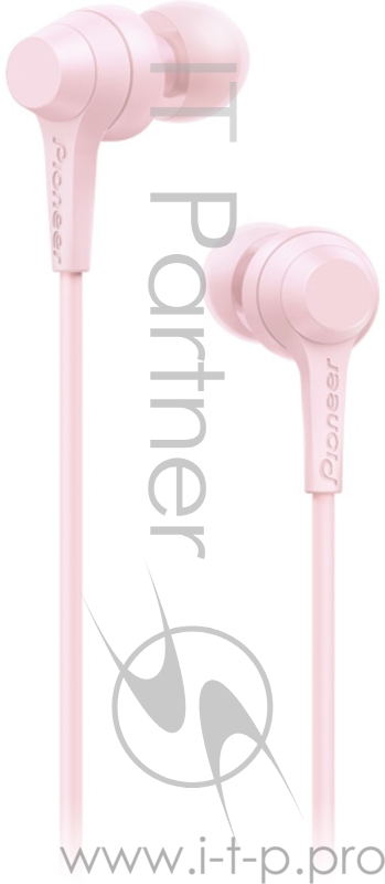 Наушники вкладыши Pioneer SE-C1T-P 1.2м розовый проводные (в ушной раковине)