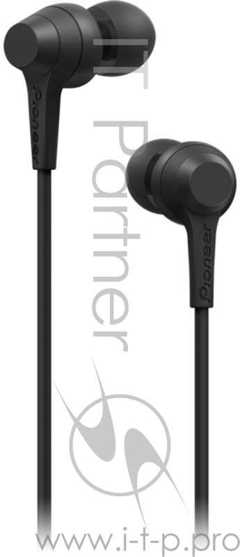 Наушники вкладыши Pioneer SE-C1T-B 1.2м черный проводные (в ушной раковине)