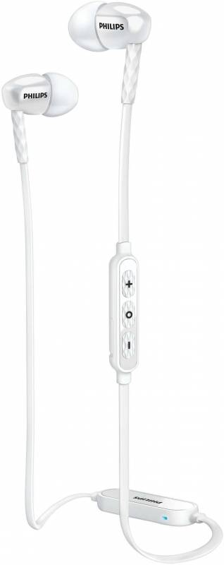 Наушники вкладыши Philips SHB5850WT (00/51) белый беспроводные bluetooth (в ушной раковине)