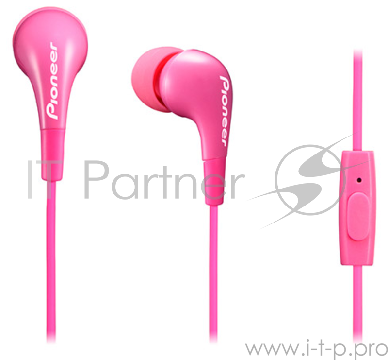 Гарнитура вкладыши Pioneer SE-CL502T-P 1.2м розовый проводные (в ушной раковине)