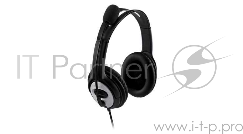 Наушники с микрофоном Microsoft LifeChat LX-3000 черный/серебристый 1.8м мониторы оголовье (JUG-0001
