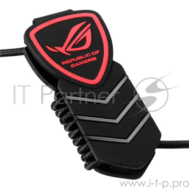 Наушники с микрофоном Asus Orion Pro черный/красный 2.5м мониторы оголовье (90-YAHI9180-UA00)