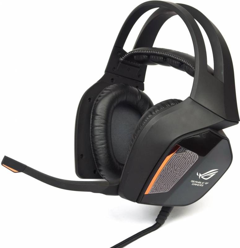 Наушники с микрофоном Asus ROG Centurion черный 3м мониторы оголовье (90YH00J1-M8UA00)