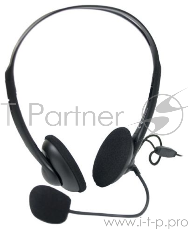 Наушники с микрофоном A4 HS-6 черный 2м накладные оголовье