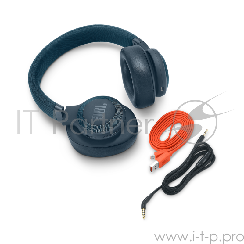 Гарнитура накладные JBL E65BTNC 1.3м синий беспроводные bluetooth (оголовье)