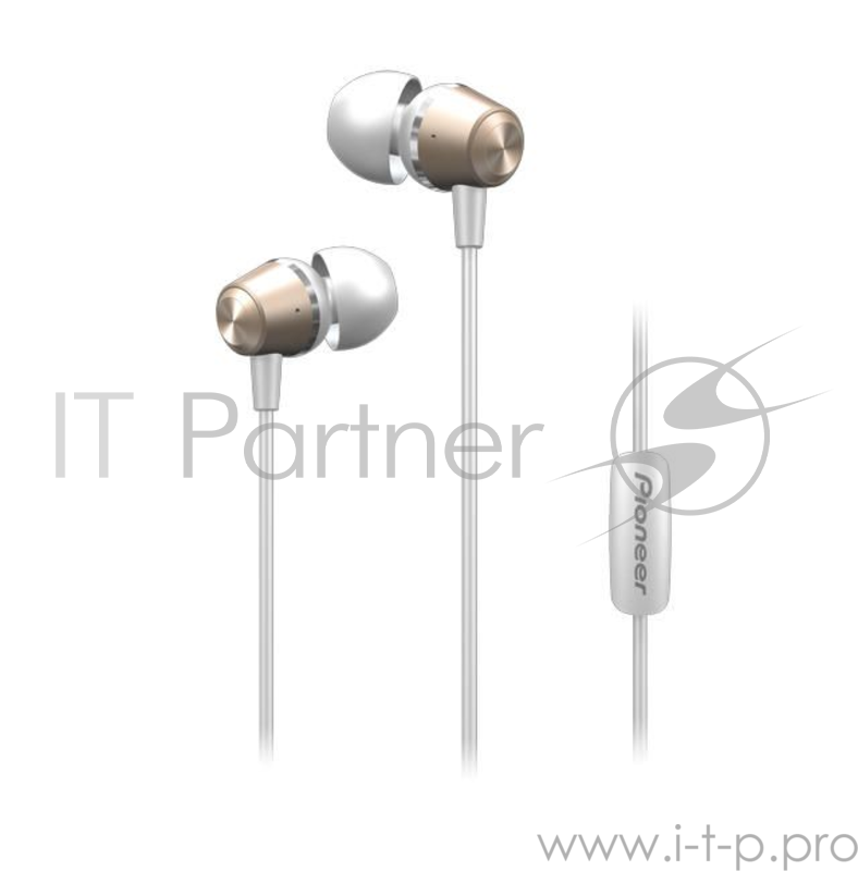 Гарнитура вкладыши Pioneer SE-QL2T-G 1.2м зеленый матовый проводные (в ушной раковине)