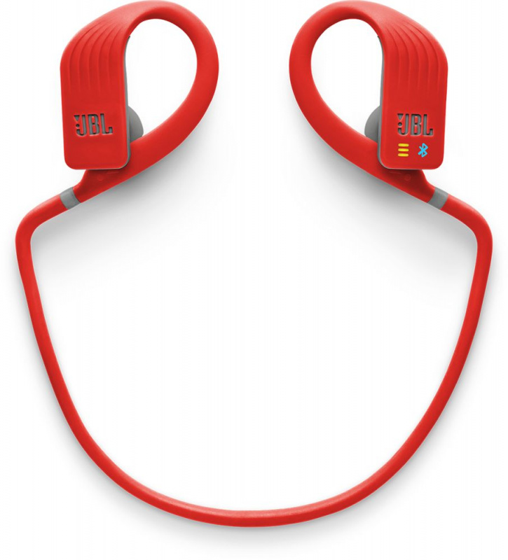 Гарнитура вкладыши JBL Dive красный беспроводные bluetooth (крепление за ухом)