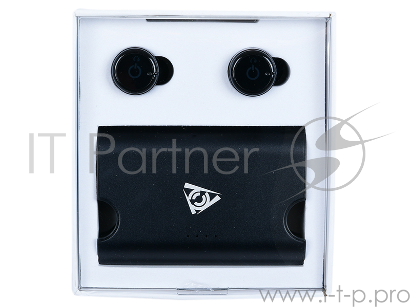 Гарнитура QCYBER QM-01-002DV01 TWS v2,зарядный чехол (1500мАч). Bluetooth 4.2, радиус 10м.