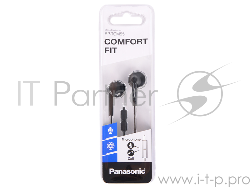 Гарнитура Panasonic RP-TCM55GC-K Чёрные