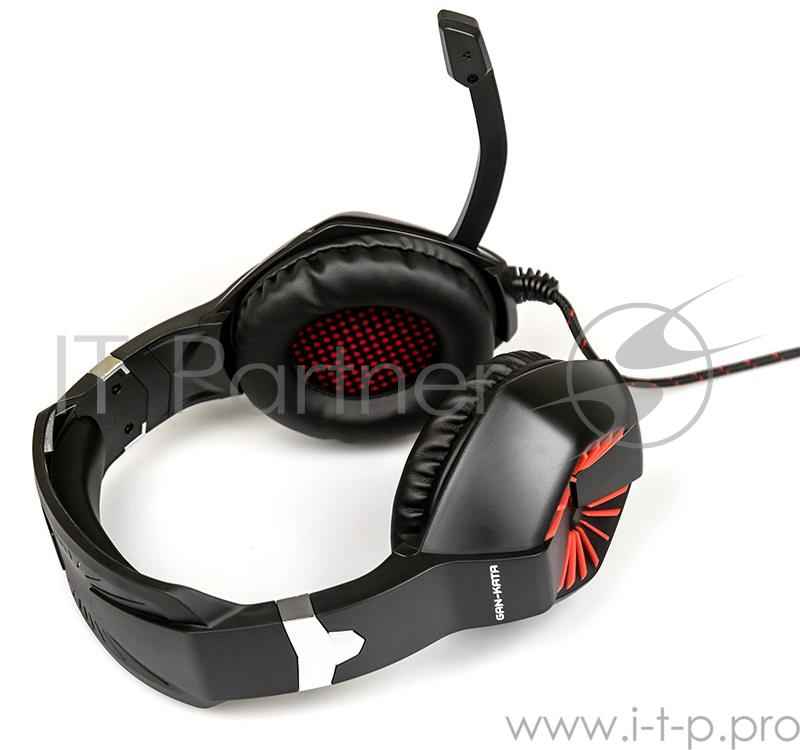 Гарнитура Dialog Gan-Kata HGK-28C black+red (регулятор громкости)